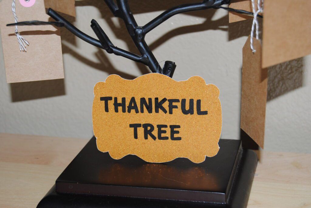 thankful tree {Reasons To Skip The Housework}