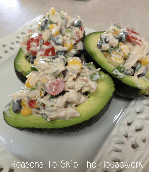 Creamy Chicken Avocado Salad {Reasons To Skip The Housework}
