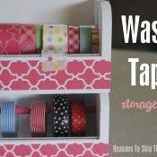 Washi Tape Storage