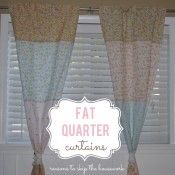 fat quarter curtains