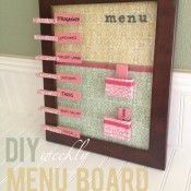 menu board