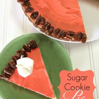 sugar cookie pie