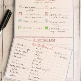 Menu Notepad 1