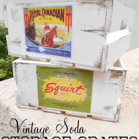 Vintage Soda Crates Finished Titled