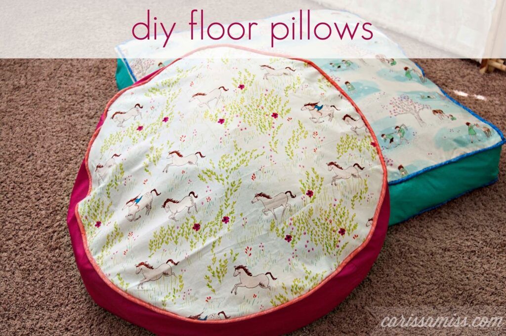 Make Your Own Floor Pillows
