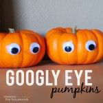googly eye pumpkins