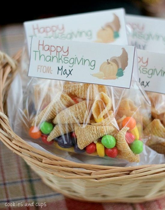 Free Printable Thanksgiving Treat Bag Toppers