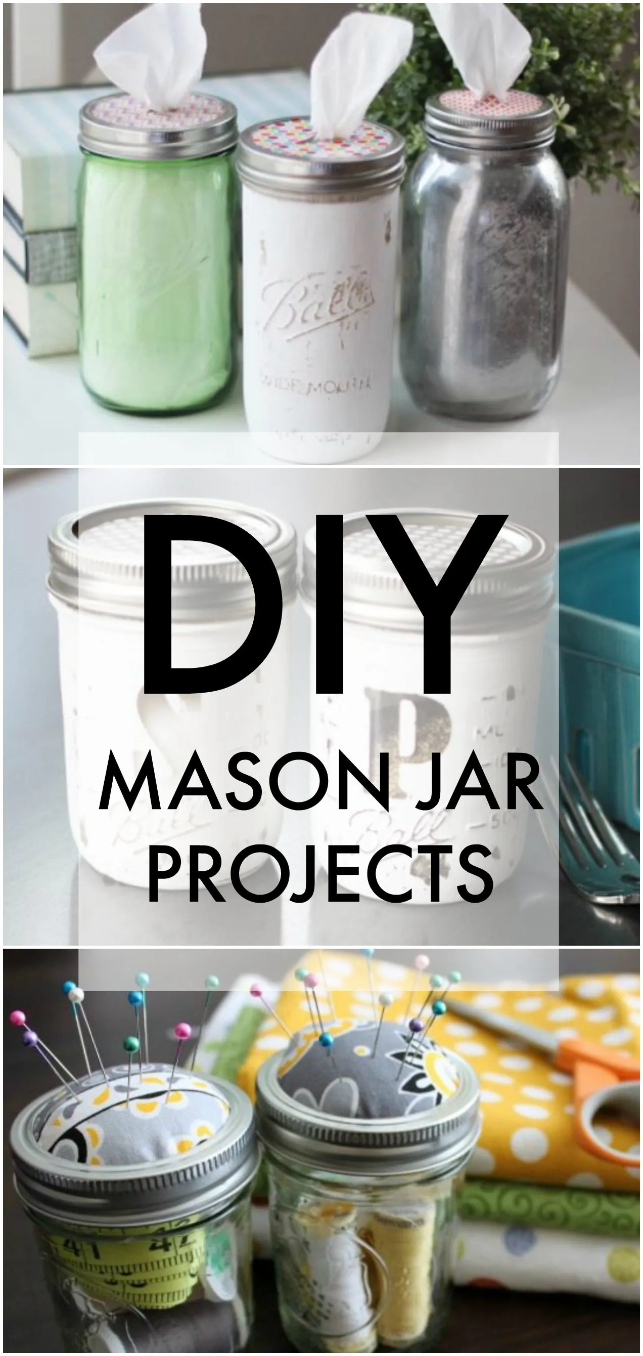 Easy DIY: Mason Jar Crafts - REASONS TO SKIP THE HOUSEWORK