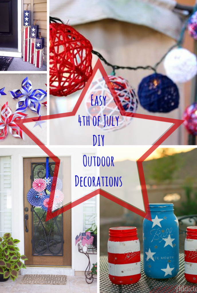 Easy 4th of July DIY Outdoor Decorations