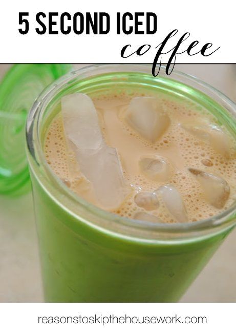 5 second iced coffee 5 second iced coffee
