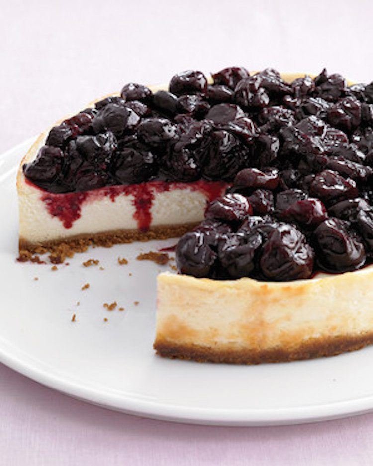 Light Cherry Cheesecake