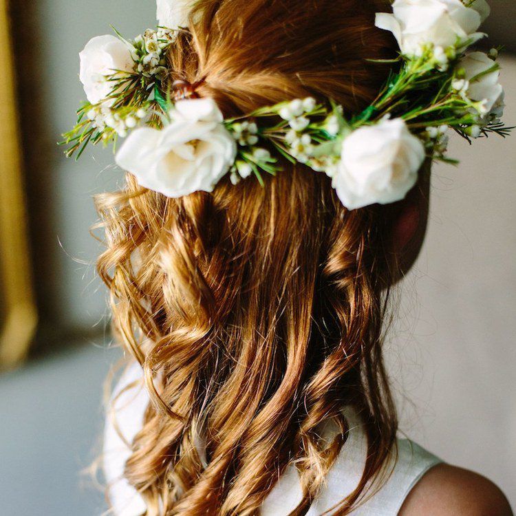 Bridesmaid flower crowns