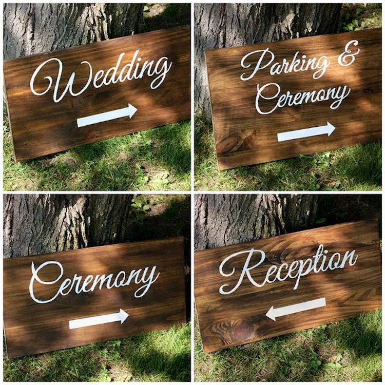 DIY Welcome signs