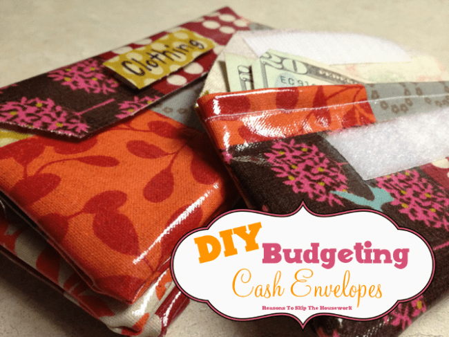 Budgeting Cash Envelopes {Reasons To Skip The Housework}
