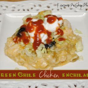 chicken enchiladas {Reasons To Skip The Housework}