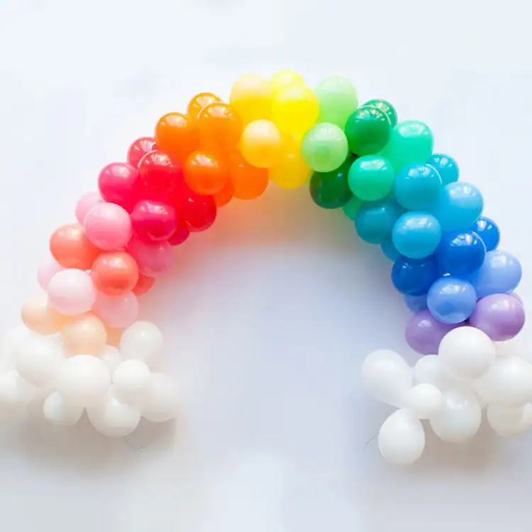 RAINBOW BALLOON ARCH 