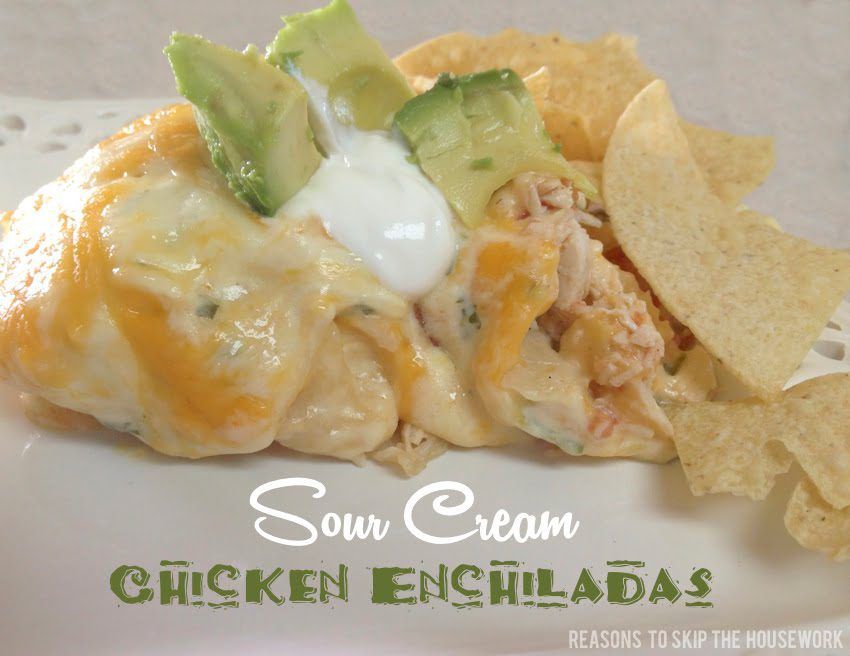 Sour Cream Enchiladas