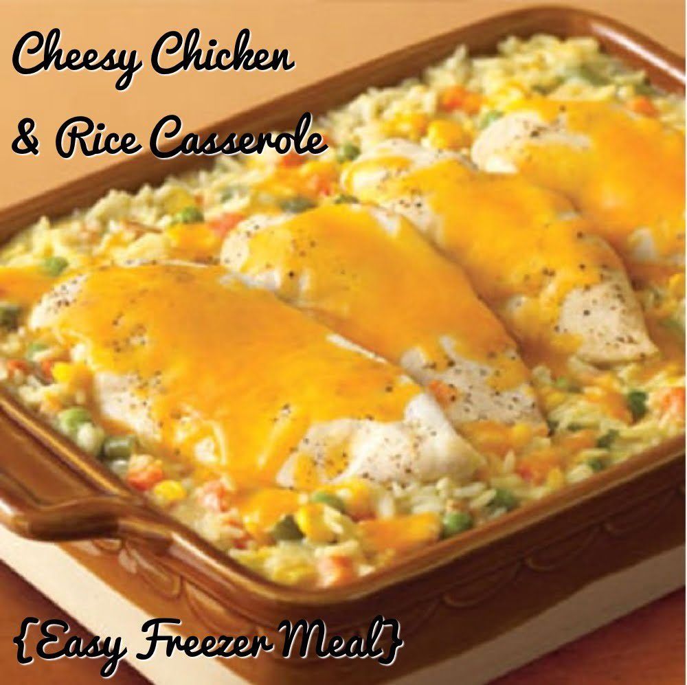 Cheesy Chicken and Rice Casserole