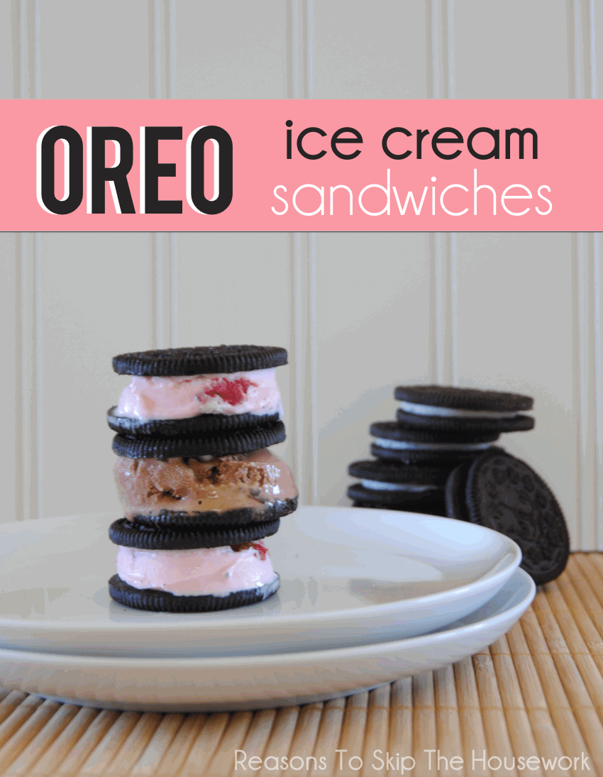 oreo ice cream sandwiches