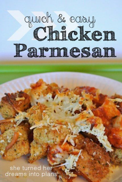 quick and easy chicken parmesan