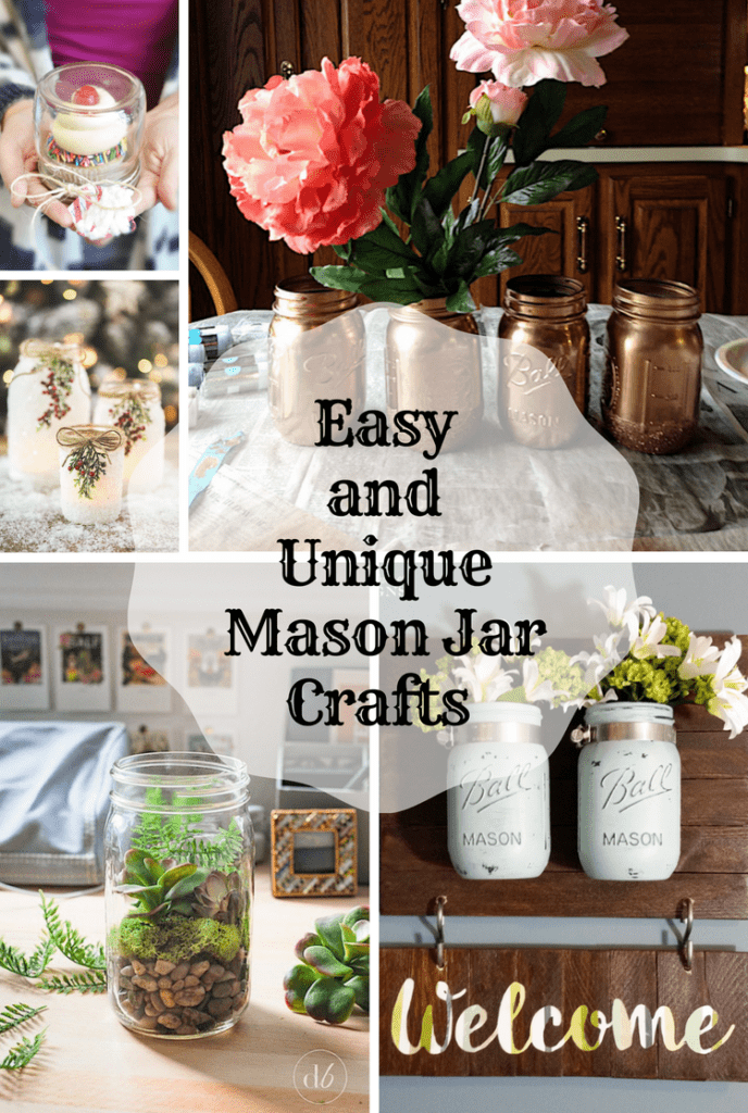 Mondrian Mason Jars - Mason Jar Crafts Love