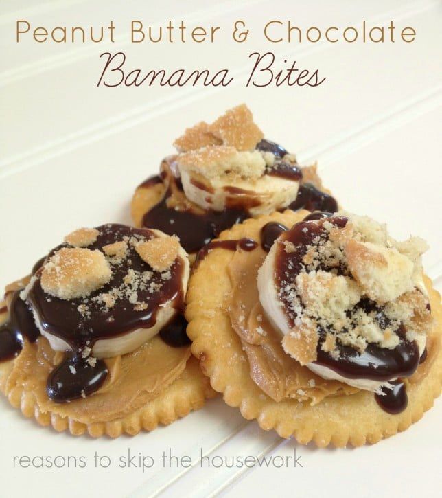 PB Choc. Banana Bites