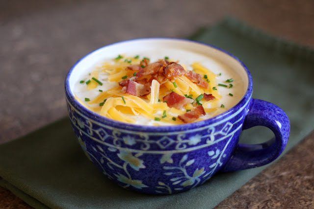 baked potato soup - 2-2