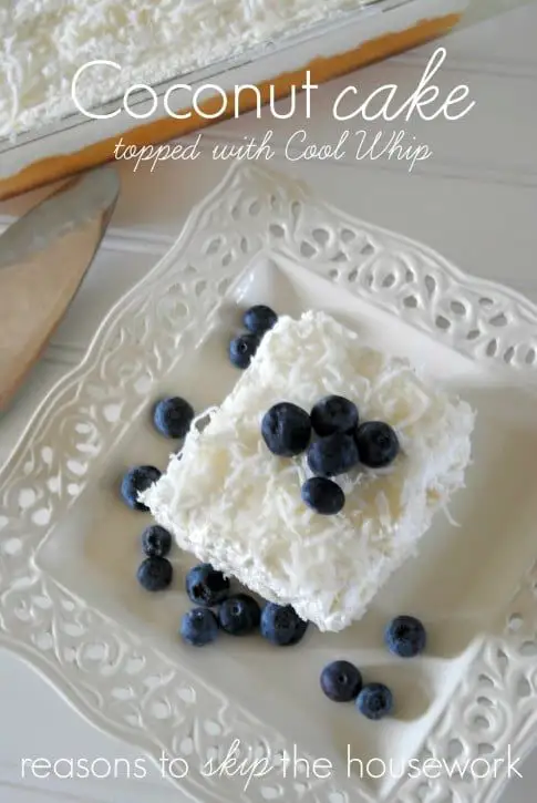 Coconut Cake with Cool Whip