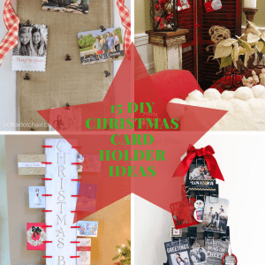 christmas card holder ideas