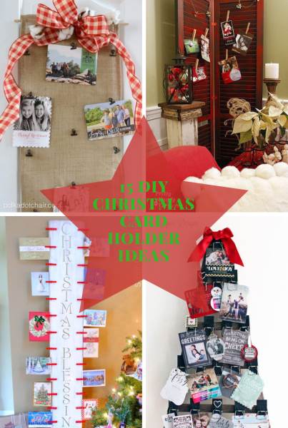 christmas card holder ideas