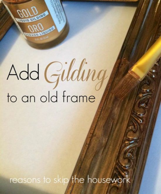 DIY Gold Gilded Frame Easy StepByStep Tutorial REASONS TO SKIP THE