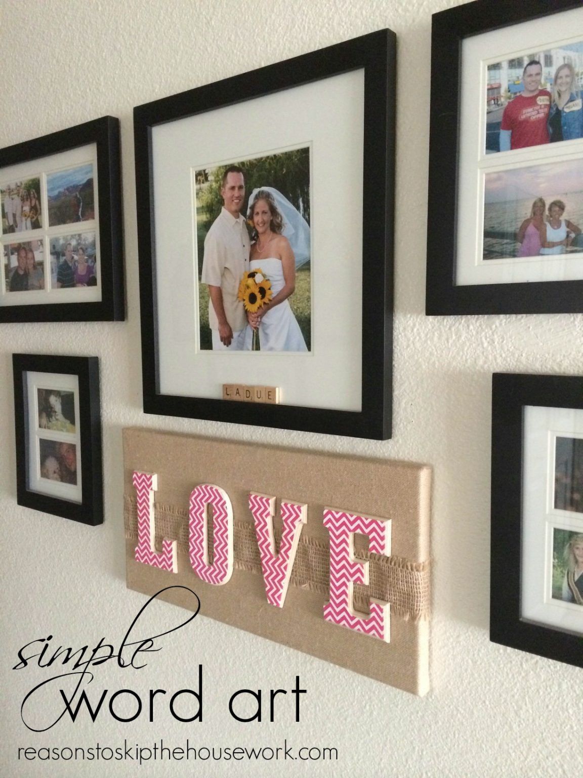 How to Make a Canvas Word Art Sign StepbyStep Tutorial with Images