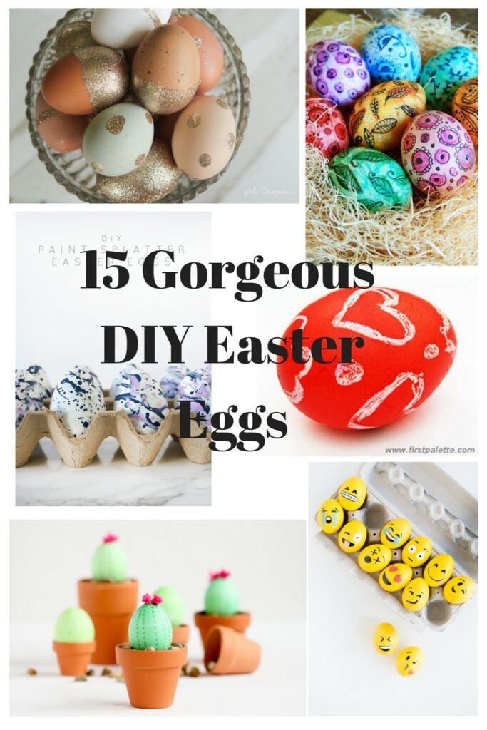 15 Gorgeous DIY Easter Eggs