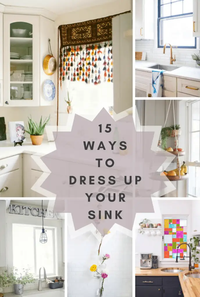 dress up your sink with 15 Ways To Dress Up your Sink