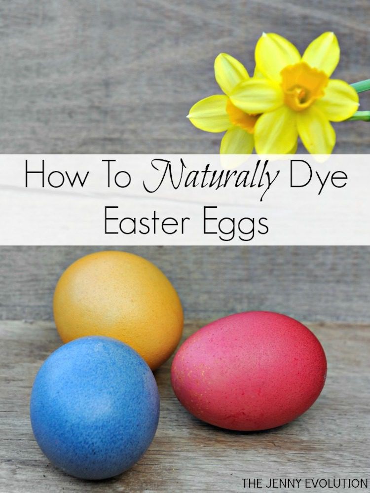 Naturally Dyed Easter Eggs