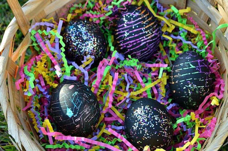 Paint & Scratch Glitter Eggs
