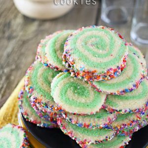 Rainbow Pinwheel Cookies