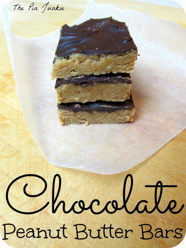 chocolate peanut butter bars 3