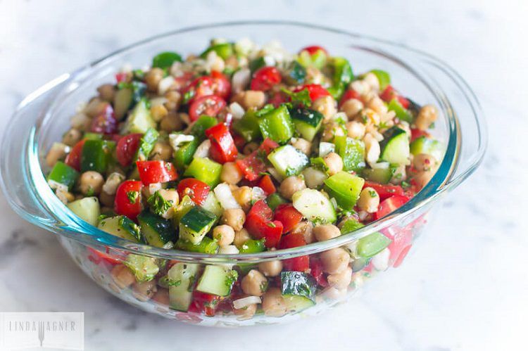 Chopped Chickpea Salad