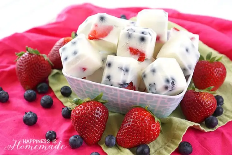 5-Minute Frozen Yogurt Berry Bites