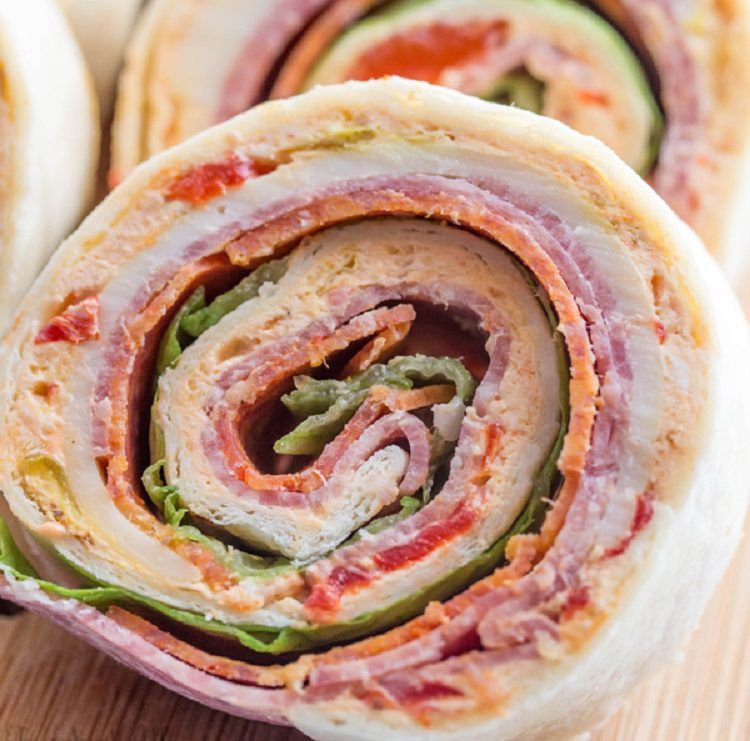 A 5 Minute Italian Pinwheels Snack