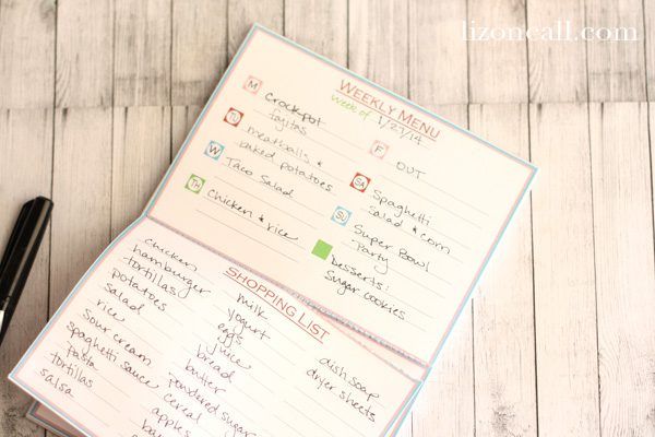 Menu Notepad 7