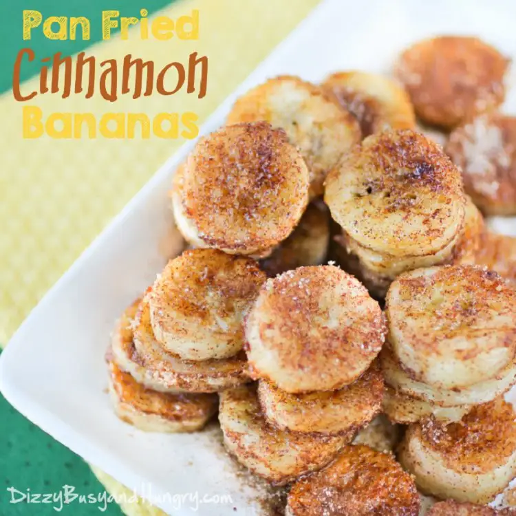 Pan-Fried Cinnamon Banana - 5-minute snacks