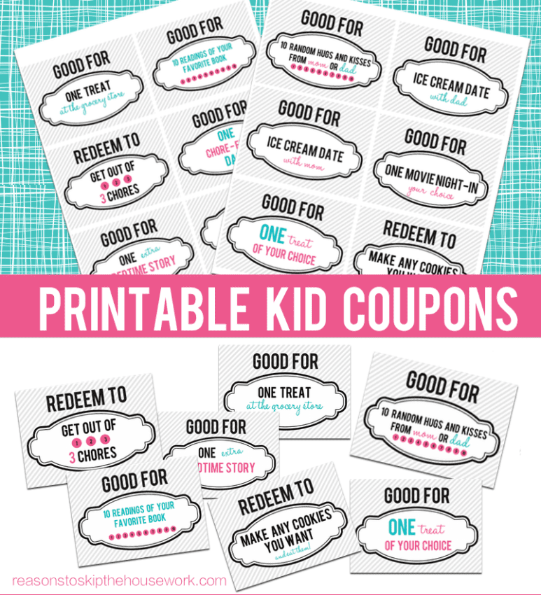 printable kid coupons