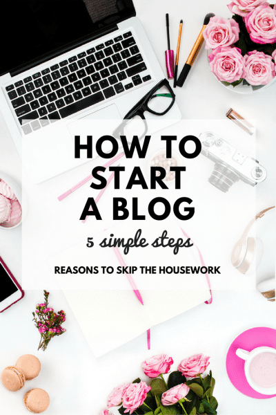 Starting a Blog in just 5 simple steps. Start to finish, you'll learn what you need to know with this post!