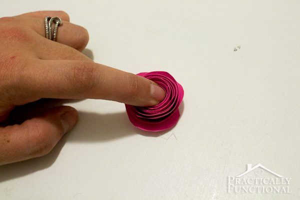 Simple Spiral Paper Flowers-6