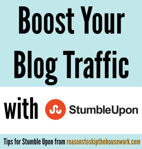 Boost Your Blog Traffic With Stumble Upon