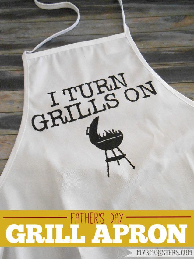 Father's Day Grill Apron TITLED