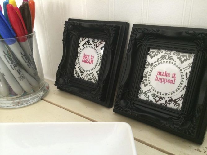 How to Make Inspirational Quote Frames at Home