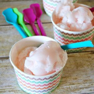 strawberry lemon sorbet